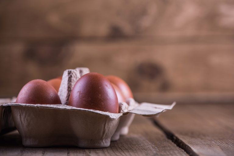 Eggs in a Tray