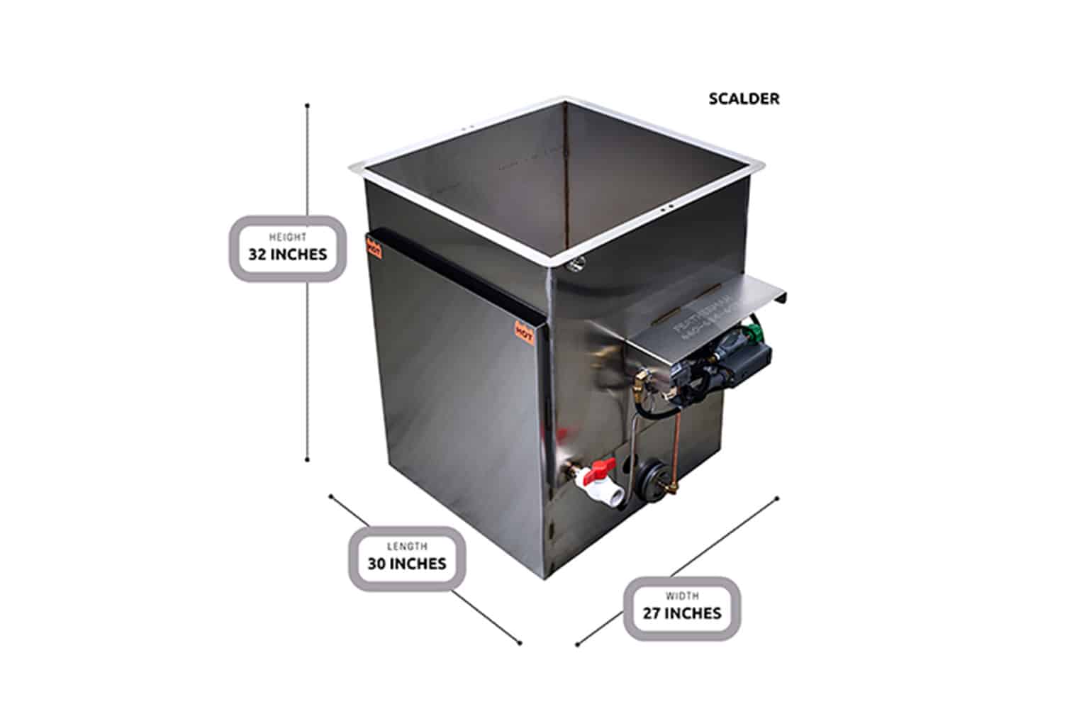 Featherman Stainless Scalder